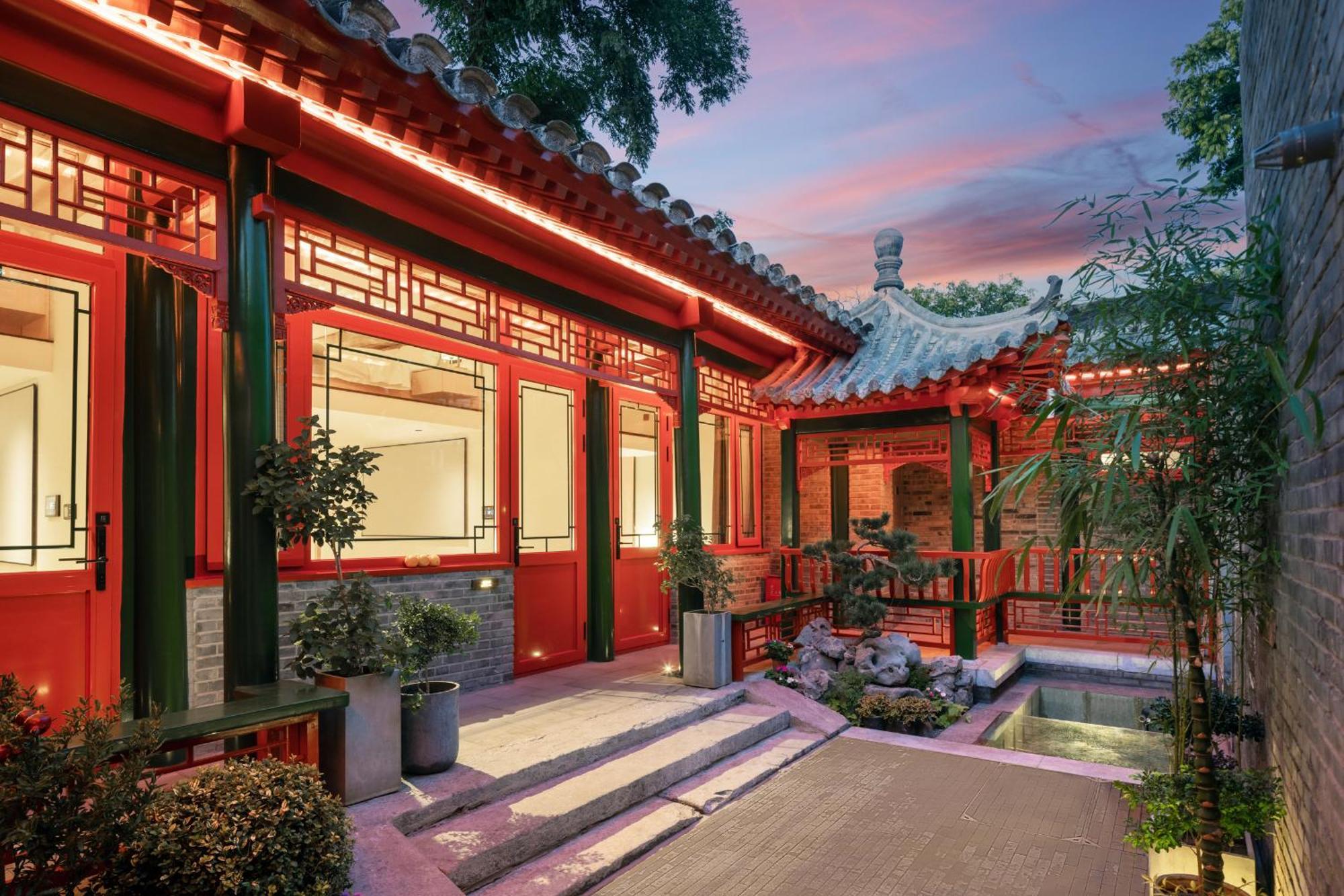 Xinxiang Yayuan Beijing Sihe Courtyard With Sky Garden Terrace Near Tiananmen Square Forbidden City Wangfujing Pedestrian Street And The Subway Bagian luar foto