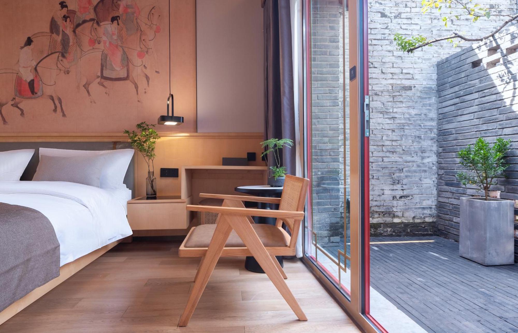 Xinxiang Yayuan Beijing Sihe Courtyard With Sky Garden Terrace Near Tiananmen Square Forbidden City Wangfujing Pedestrian Street And The Subway Bagian luar foto