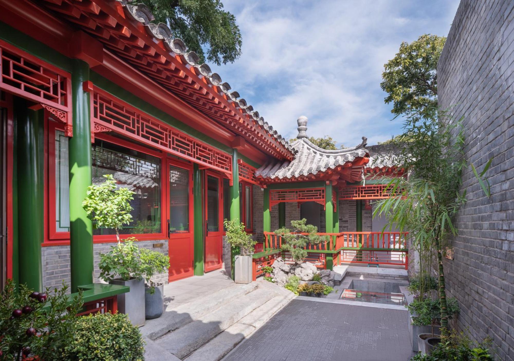 Xinxiang Yayuan Beijing Sihe Courtyard With Sky Garden Terrace Near Tiananmen Square Forbidden City Wangfujing Pedestrian Street And The Subway Bagian luar foto
