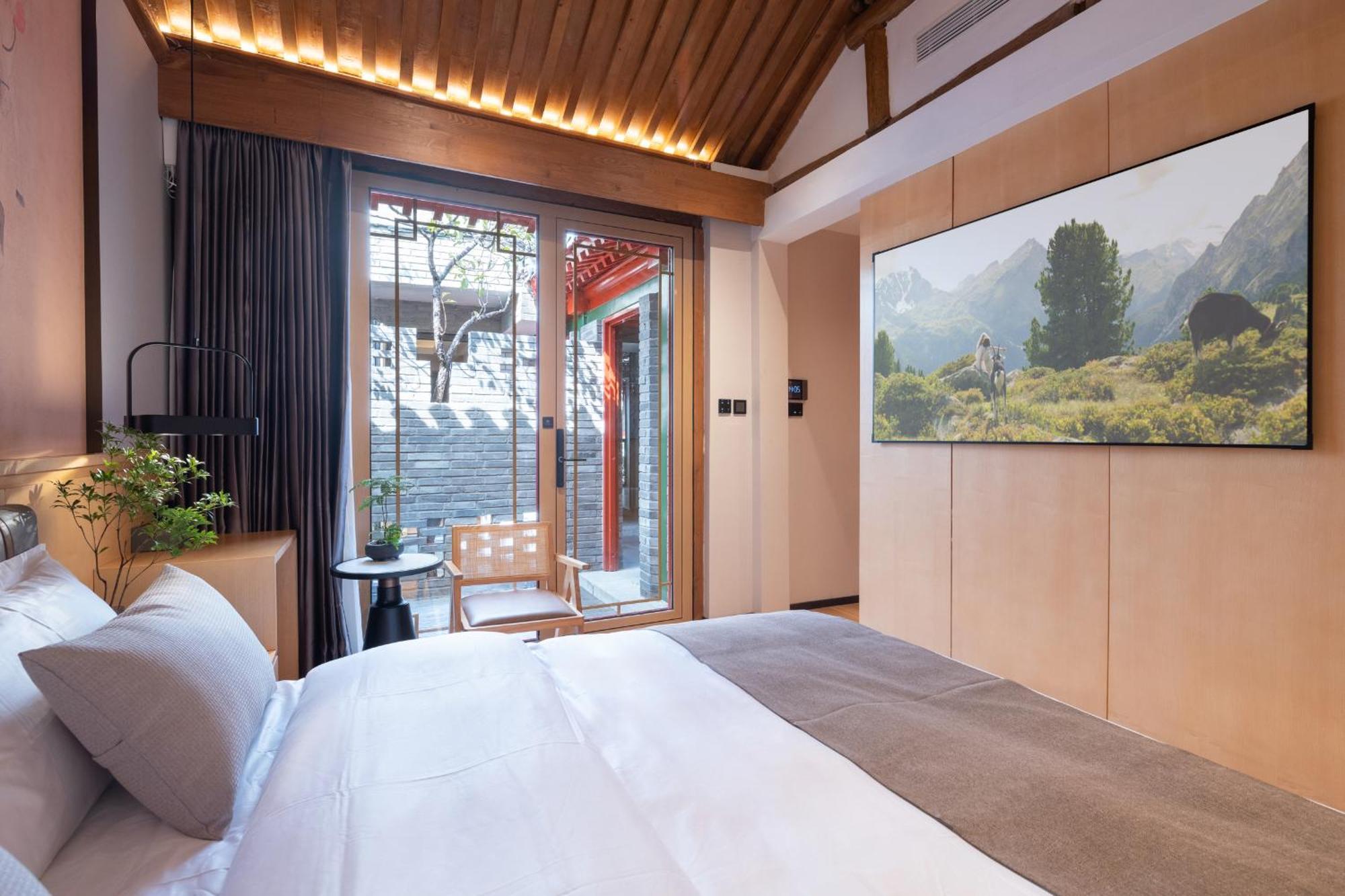 Xinxiang Yayuan Beijing Sihe Courtyard With Sky Garden Terrace Near Tiananmen Square Forbidden City Wangfujing Pedestrian Street And The Subway Bagian luar foto