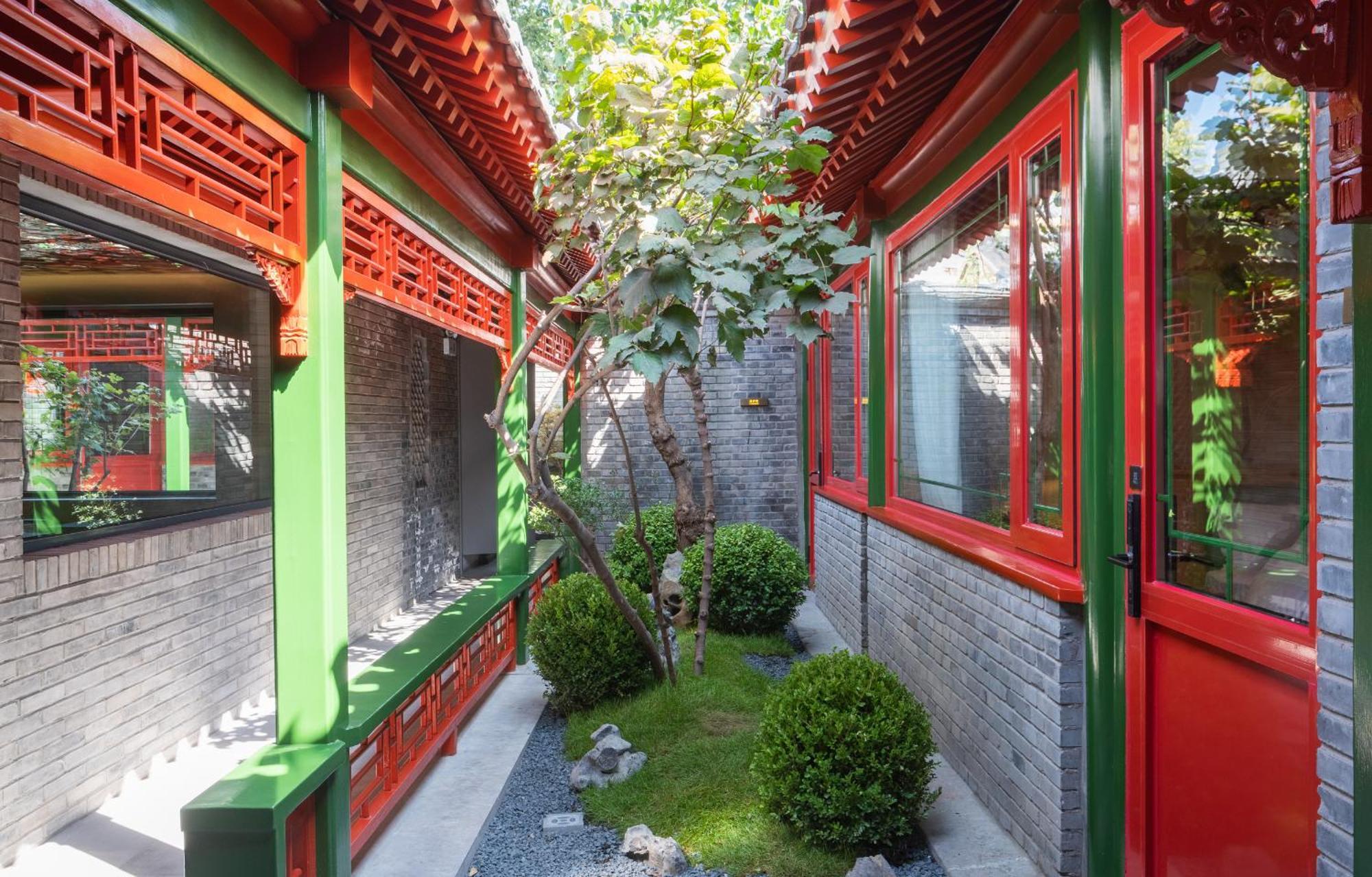 Xinxiang Yayuan Beijing Sihe Courtyard With Sky Garden Terrace Near Tiananmen Square Forbidden City Wangfujing Pedestrian Street And The Subway Bagian luar foto