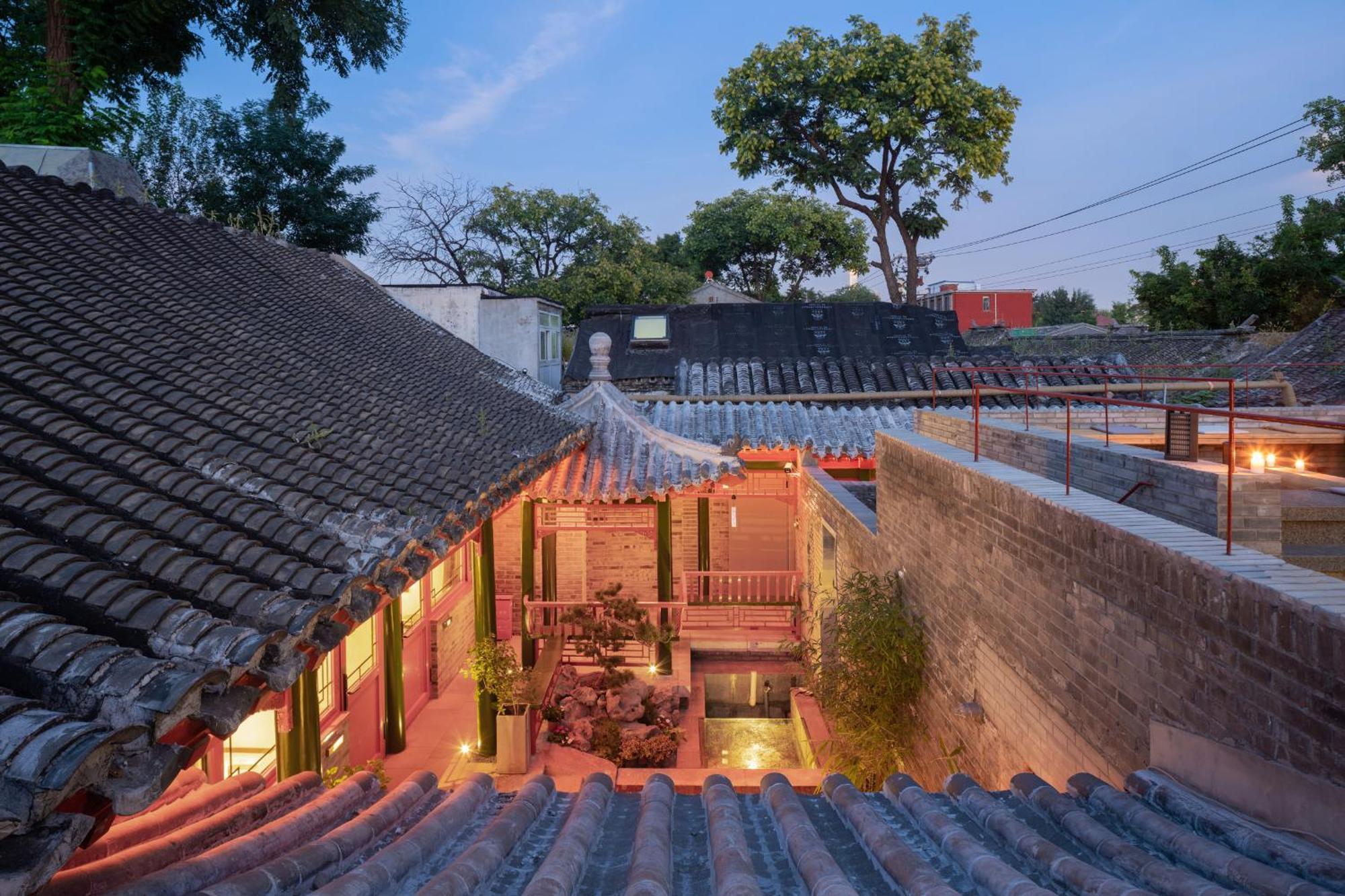 Xinxiang Yayuan Beijing Sihe Courtyard With Sky Garden Terrace Near Tiananmen Square Forbidden City Wangfujing Pedestrian Street And The Subway Bagian luar foto
